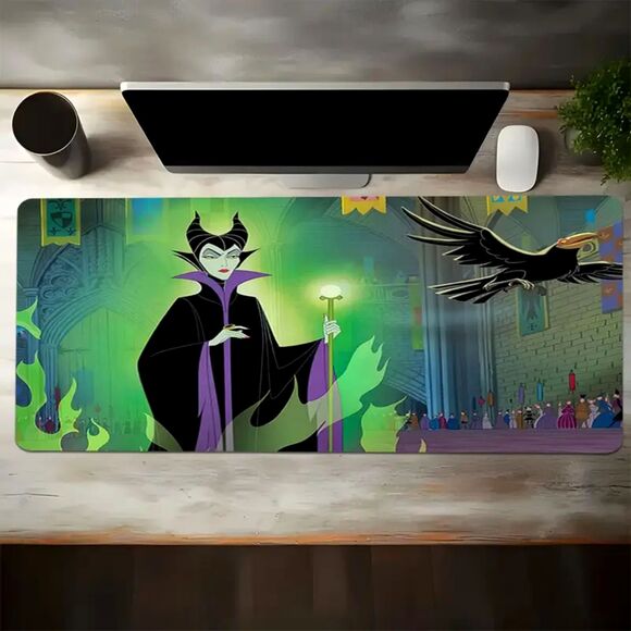 Maleficent Aurora Oversized Multifunctional, Mouse Pad for Gaming, Office 12X24 - Picture 2 of 3